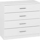 Dakota 4 Drawer Chest - White