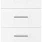 Dakota 5 Drawer Narrow Chest - White