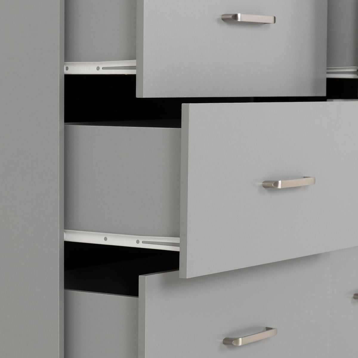 Dakota 6 Drawer Chest - Light Grey