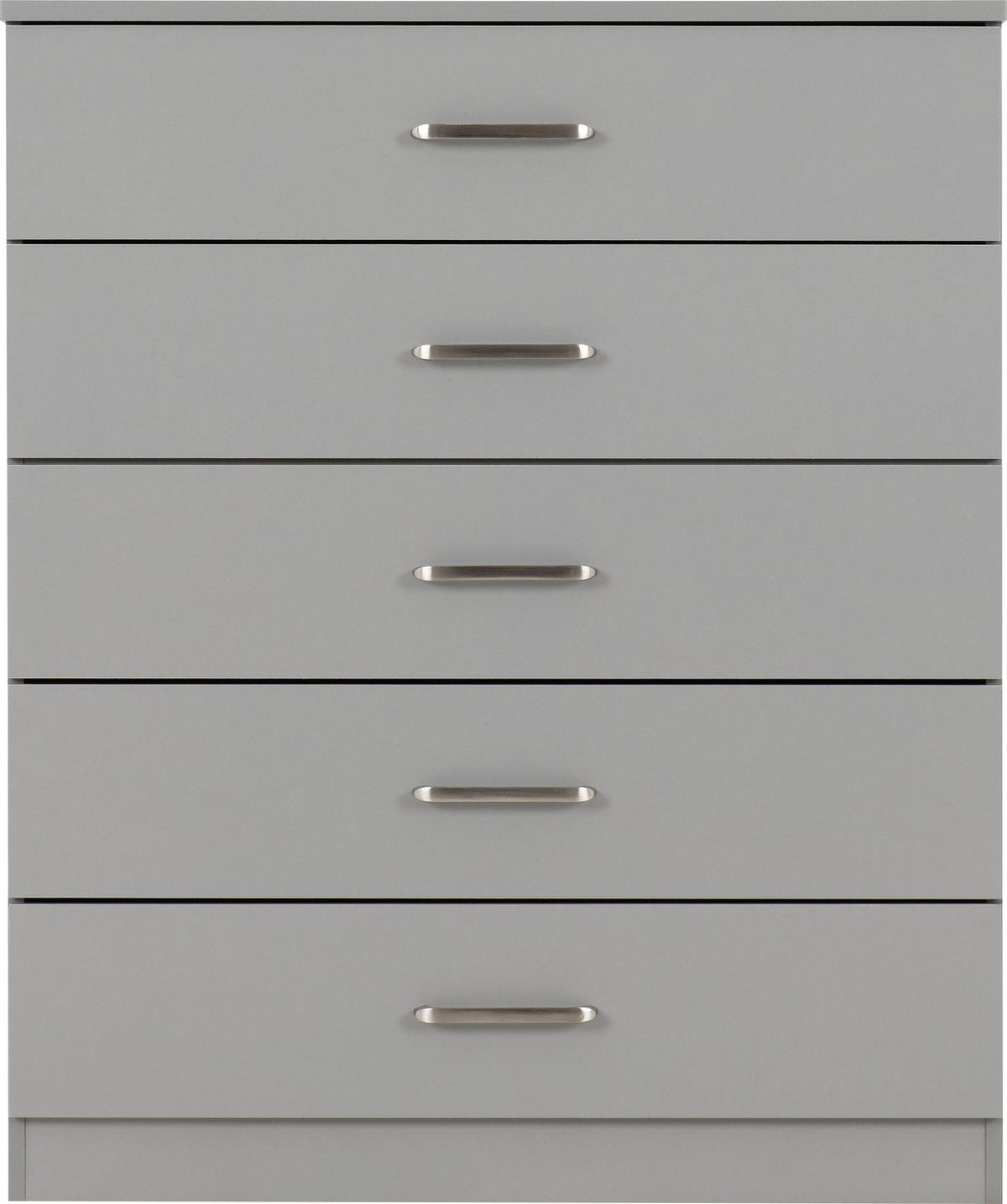 Dakota 5 Drawer Chest - Light Grey