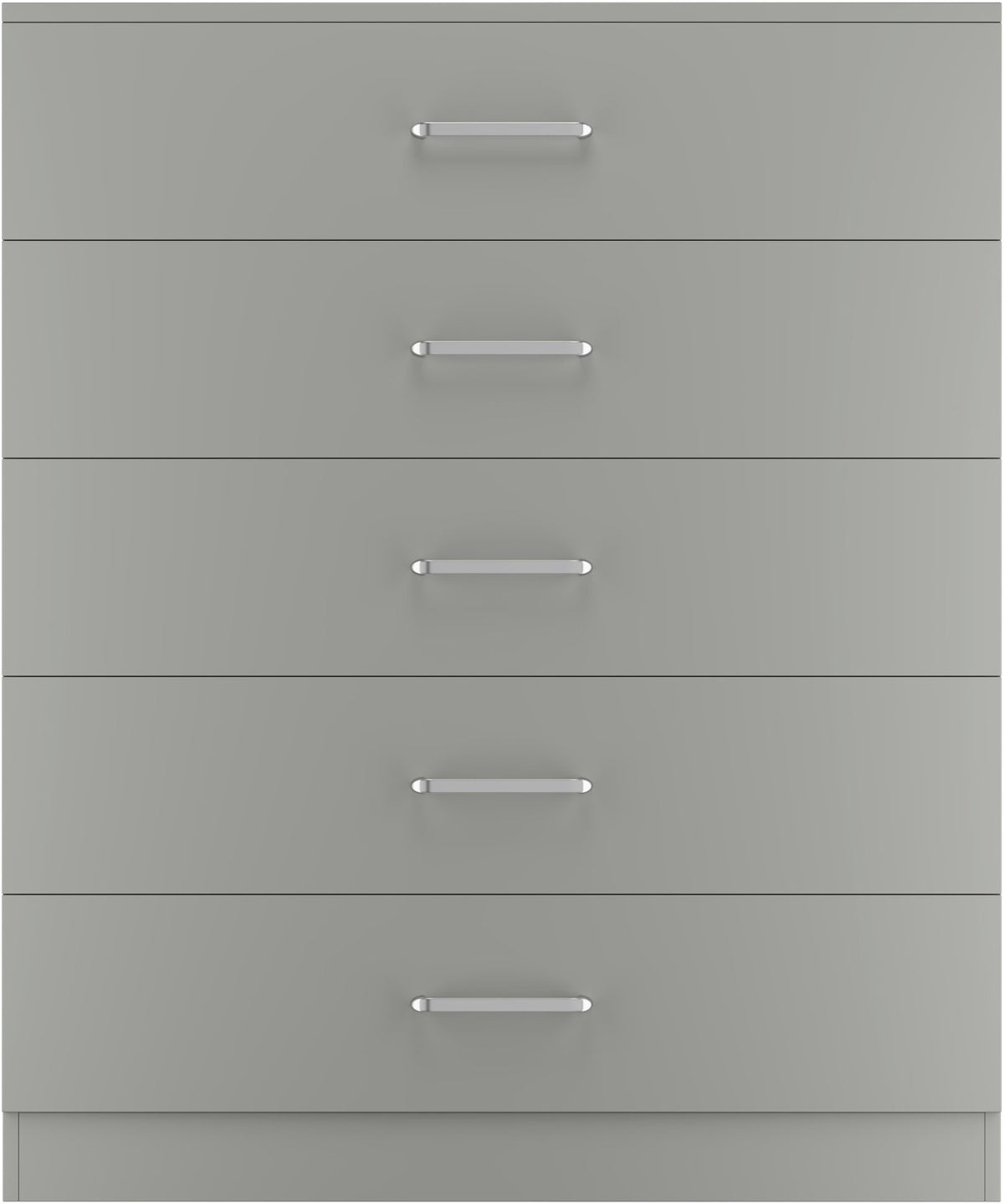 Dakota 5 Drawer Chest - Light Grey