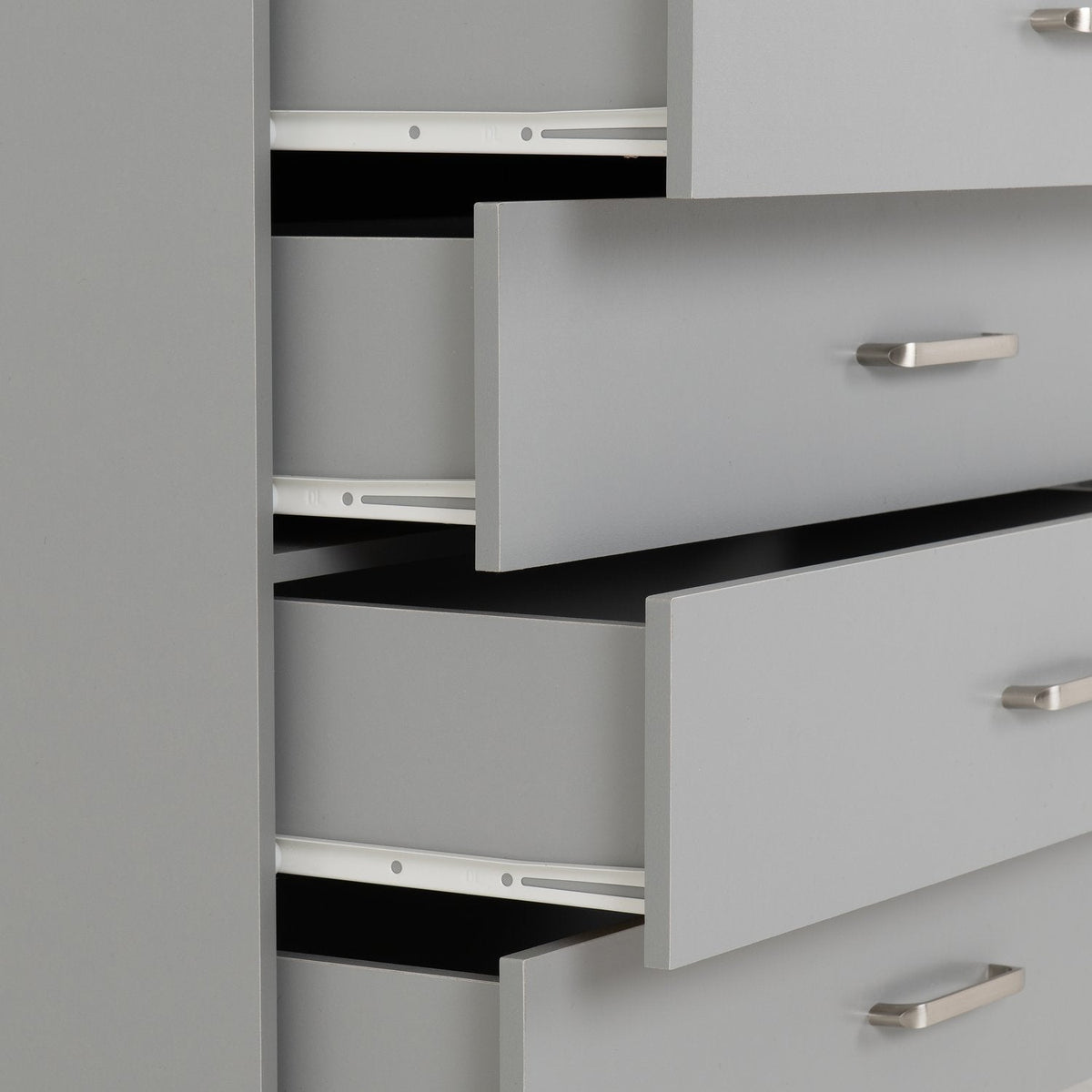 Dakota 4 Drawer Chest - Light Grey