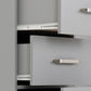 Dakota 5 Drawer Narrow Chest - Light Grey