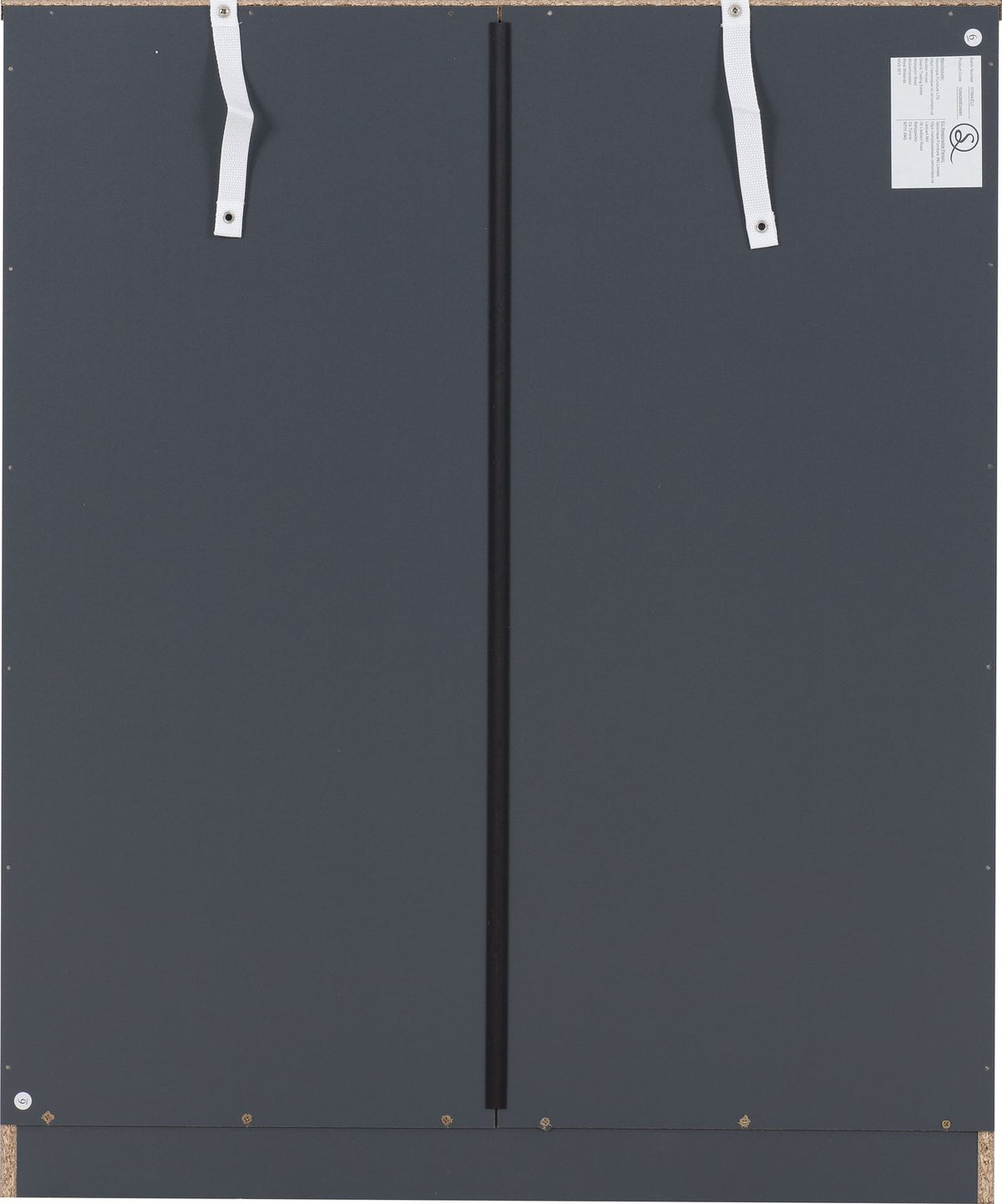 Dakota 5 Drawer Chest - Dark Grey