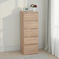Malvern 5 Drawer Narrow Chest - Sonoma Oak Effect