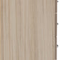 Nevada 3 Drawer Bedside - Oyster Gloss/Light Oak Effect Veneer