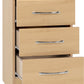 Nevada 3 Drawer Bedside - Sonoma Oak Effect
