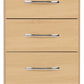 Nevada 3 Drawer Bedside - Sonoma Oak Effect