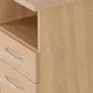 Nevada 2 Drawer Bedside - Sonoma Oak Effect