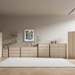Malvern 3 Drawer Bedside - Sonoma Oak Effect