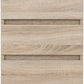 Malvern 3 Drawer Bedside - Sonoma Oak Effect