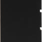 Malvern 3 Drawer Bedside - Black