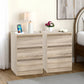 Malvern 3 Drawer Bedside (Pair) - Sonoma Oak Effect