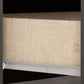 Nevada 3 Drawer Bedside - Black Wood Grain