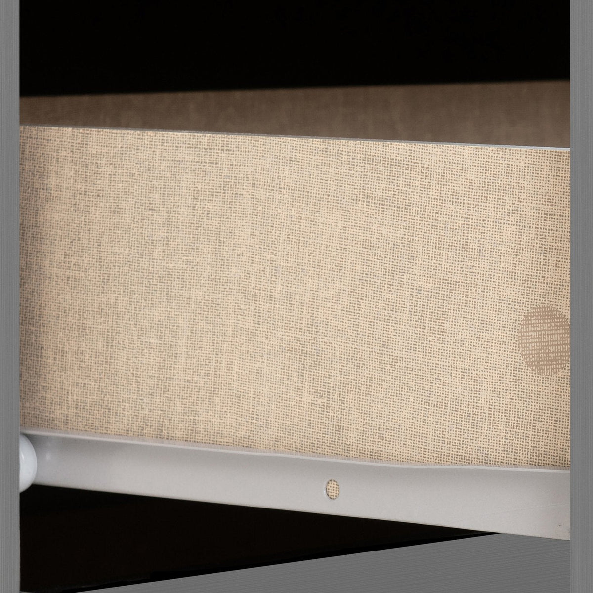 Nevada 2 Drawer Bedside - 3D Effect Grey