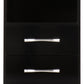 Nevada 2 Drawer Bedside - Black Gloss