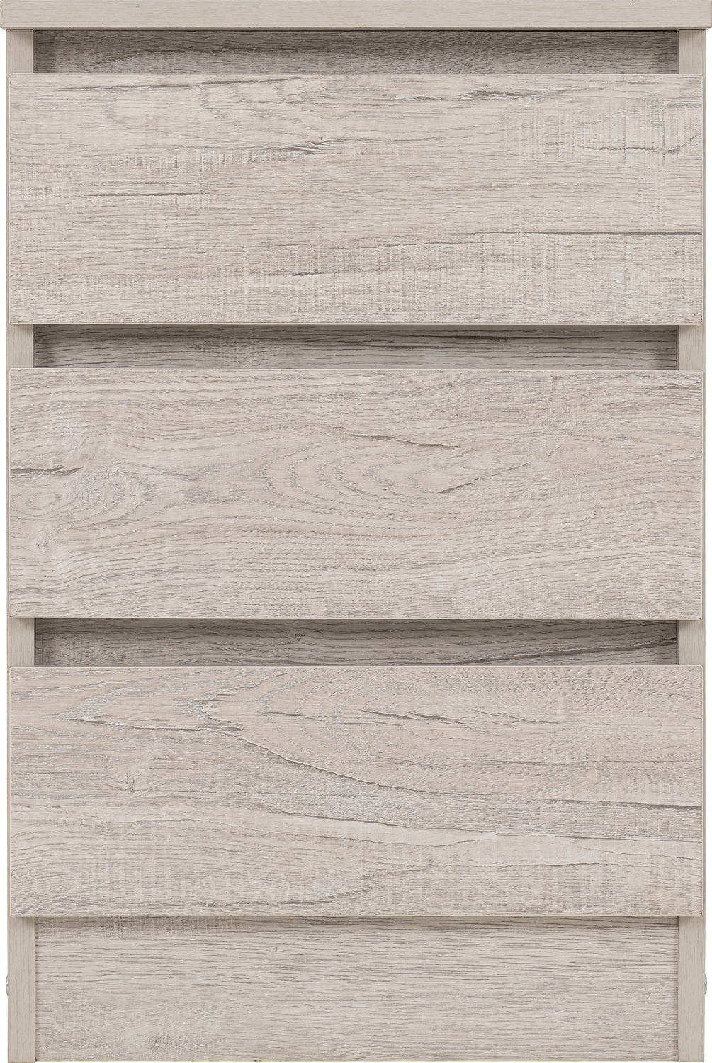 Malvern 3 Drawer Bedside - Urban Snow