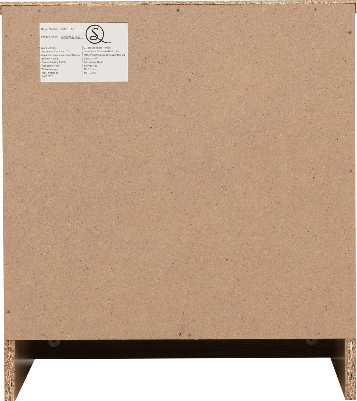 Dakota 1 Drawer Bedside - Oak Effect