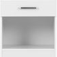 Dakota 1 Drawer Bedside - White
