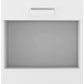 Dakota 1 Drawer Bedside - White