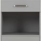 Dakota 1 Drawer Bedside - Light Grey