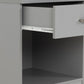 Dakota 1 Drawer Bedside - Light Grey