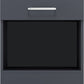Dakota 1 Drawer Bedside - Dark Grey