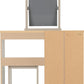 Nevada 4 Drawer Dressing Table Set - Grey Gloss/Light Oak Effect Veneer