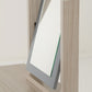 Nevada 4 Drawer Dressing Table Set - Grey Gloss/Light Oak Effect Veneer