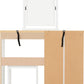 Nevada 4 Drawer Dressing Table Set - White Gloss
