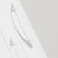 Nevada 4 Drawer Dressing Table Set - White Gloss