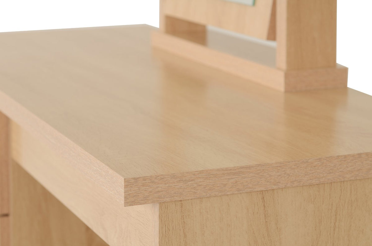 Nevada 4 Drawer Dressing Table Set - Sonoma Oak Effect
