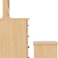 Nevada 4 Drawer Dressing Table Set - Sonoma Oak Effect