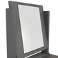 Nevada 4 Drawer Dressing Table Set - 3D Effect Grey