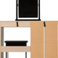 Nevada 4 Drawer Dressing Table Set - Black Gloss