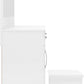 Nevada Vanity/Dressing Table Set - White Gloss