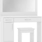 Nevada Vanity/Dressing Table Set - White Gloss