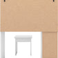 Nevada Vanity/Dressing Table Set - White Gloss