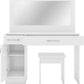 Nevada Vanity/Dressing Table Set - White Gloss
