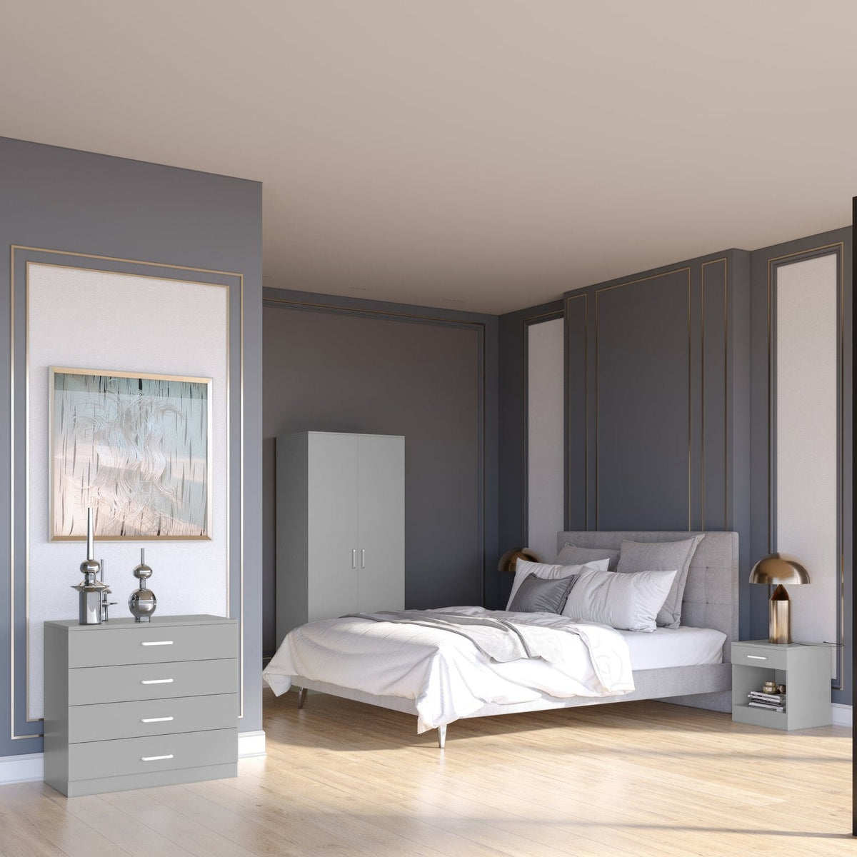 Dakota Trio - Light Grey