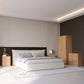 Dakota 2 Door Wardrobe Bedroom Set - Oak Effect