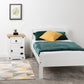 Amber 3' Bed - White