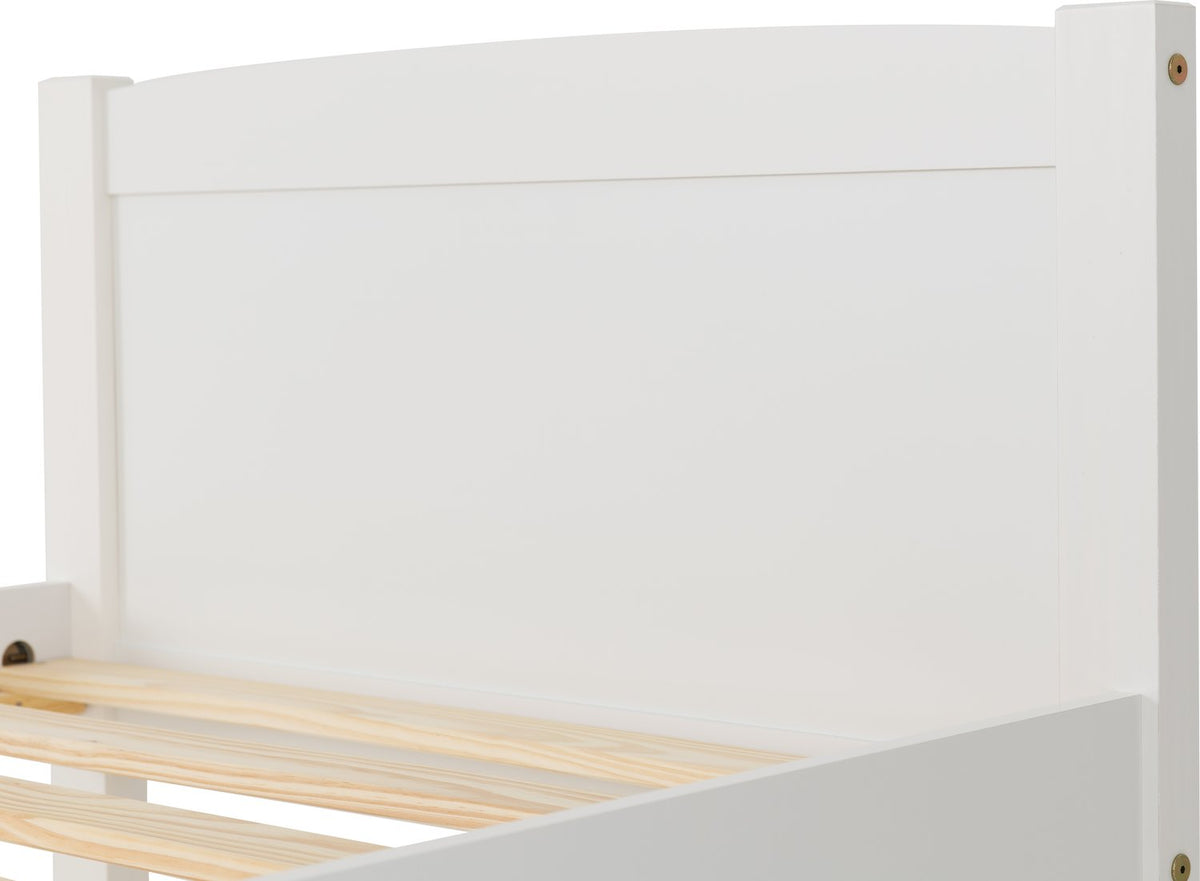 Amber 3' Bed - White