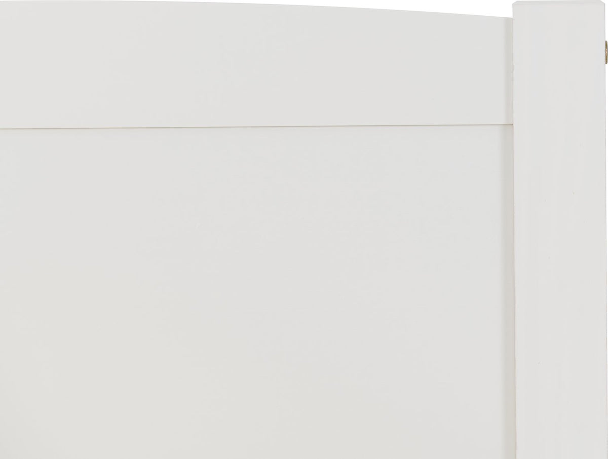 Amber 3' Bed - White