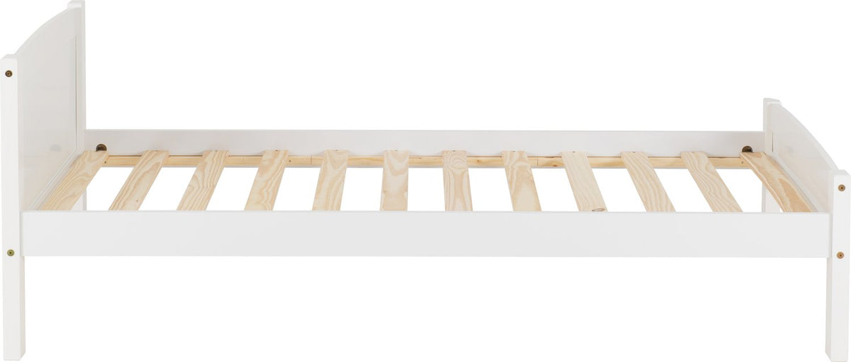 Amber 3' Bed - White