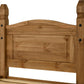 Corona 3' Bed High Foot End - Distressed Waxed Pine