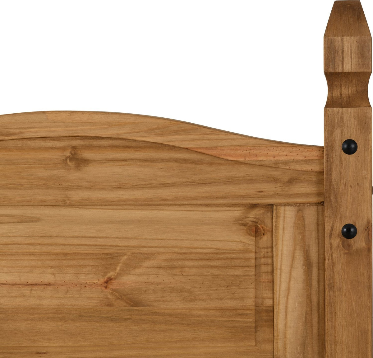 Corona 3' Bed High Foot End - Distressed Waxed Pine