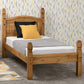 Corona 3' Bed Low Foot End - Distressed Waxed Pine
