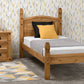 Corona 3' Bed Low Foot End - Distressed Waxed Pine