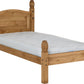 Corona 3' Bed Low Foot End - Distressed Waxed Pine